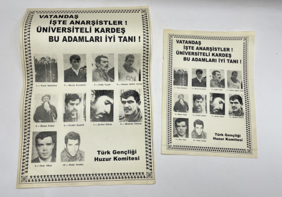 1970 LERDEN ÇOK NADİR 2 ADET SİYASİ AFİŞ