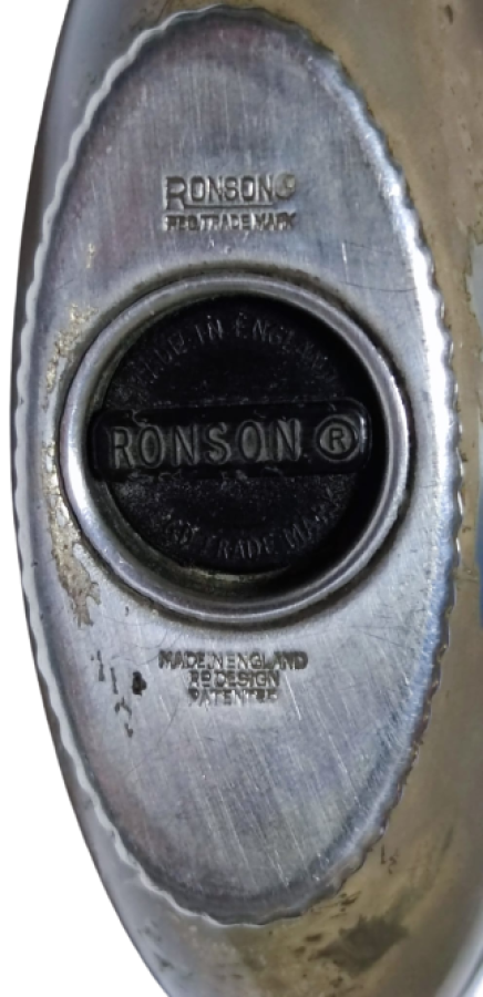 thumb1950 RONSON REG TRADE MARK ENGLAND RE DESNG LİGHTER GAZLI TAŞLI MEKANİK MASA CAKMAGI