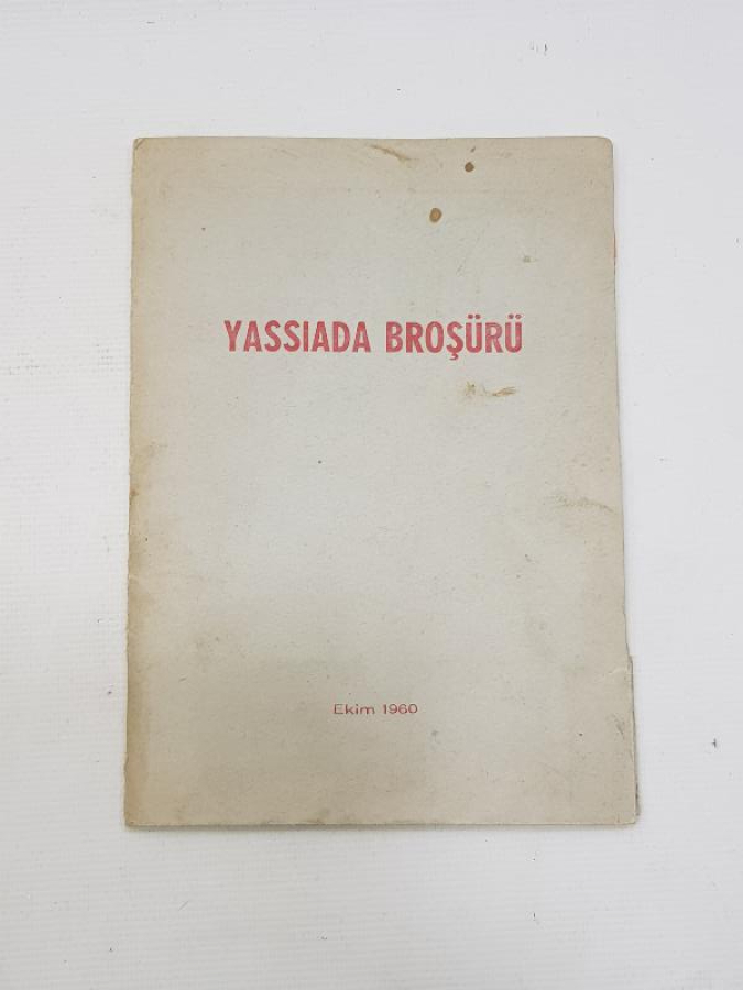 1960 DARBESİ TÜM EKLERİYLE BİRLİKTE ÇOK NADİR YASSIADA BROŞÜRÜ