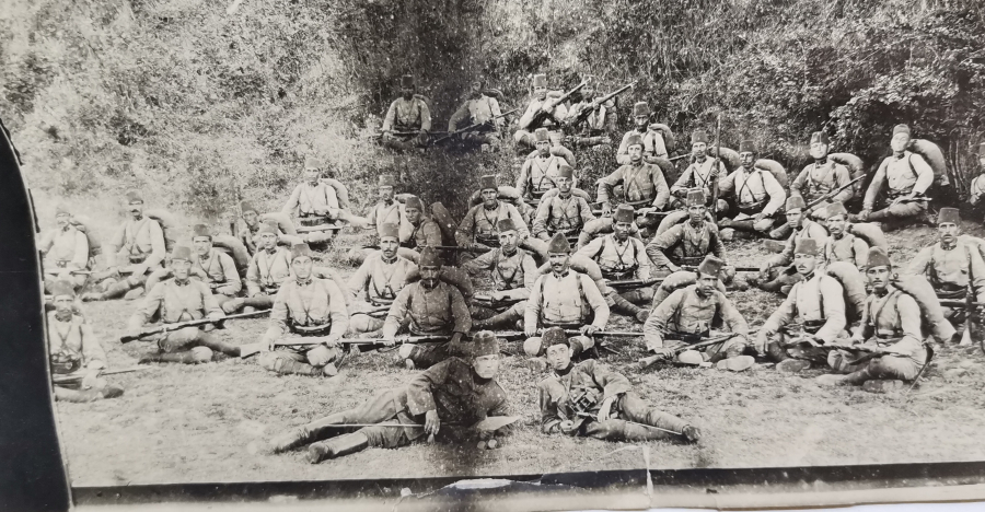 thumbBALKAN SAVAŞLARINDA TÜRK ASKERLERİ GÖRSELLİ BÜYÜK BOY OSMANLI DÖNEMİ FOTOĞRAF