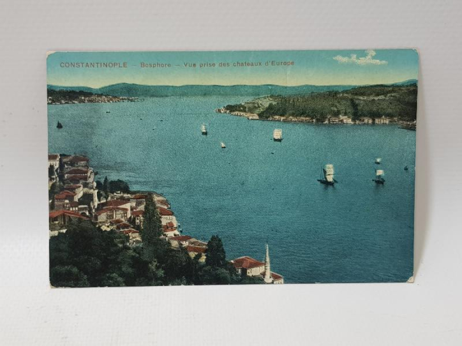 CONSTANTINOPLE BOSPHORE VUE PRISE DES CHATEAUX d'EUROPE