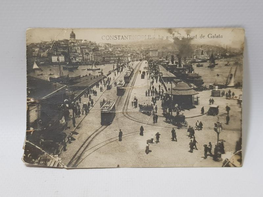 CONSTANTINOPLE LE NOUVEAU PONT DE GALATA