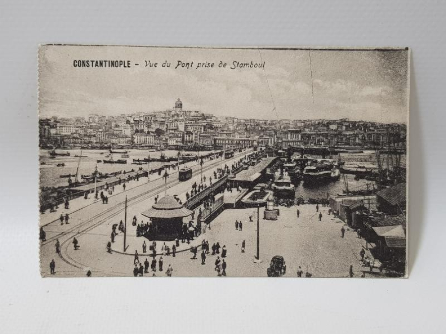 CONSTANTINOPLE VUE DU PONT PRISE DE STAMBOUL